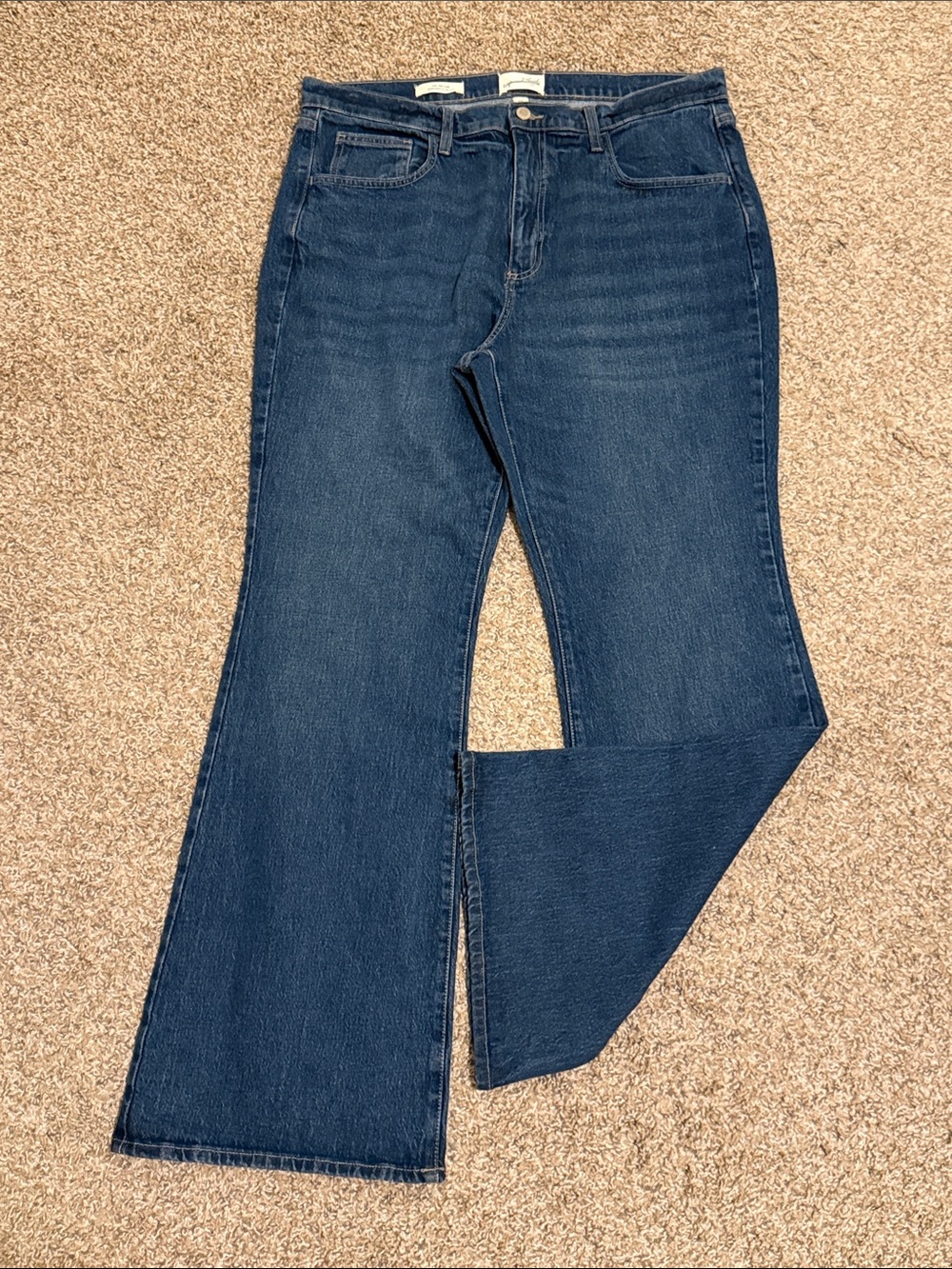 Universal Thread High Rise Dark Blue Flare Jeans
